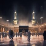 Haajis performing Umrah & on a journey of a journey of spirituality and adventure