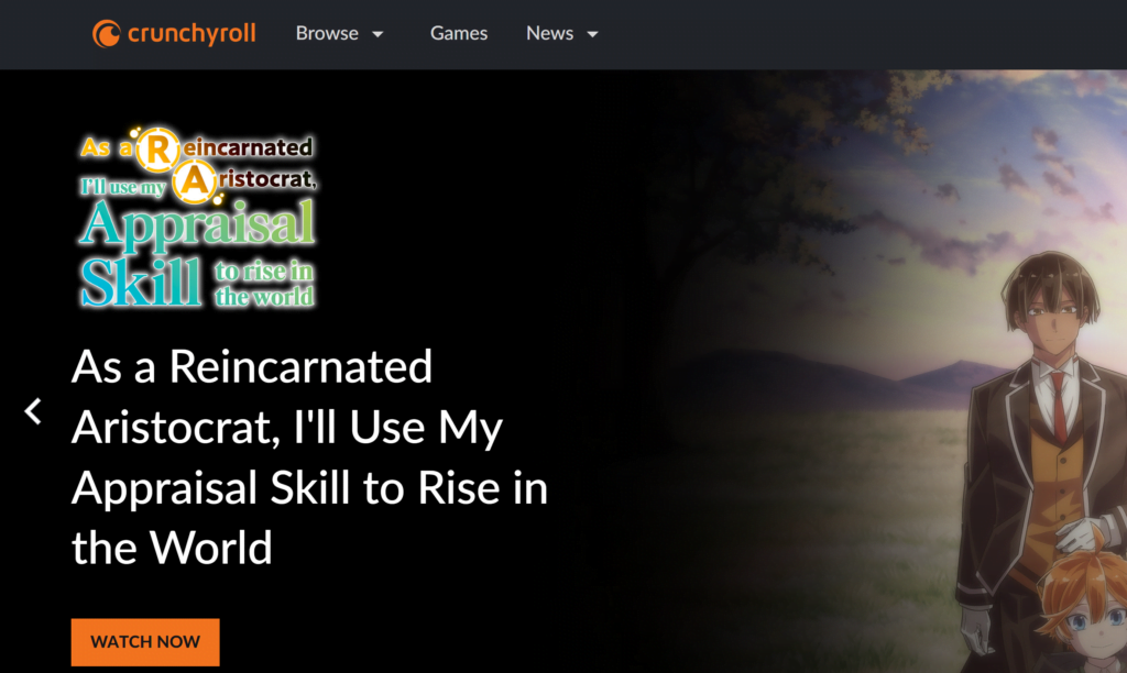 Zoro to: The Free Anime Streamer and its alternatives 2024 2 Crunchyroll