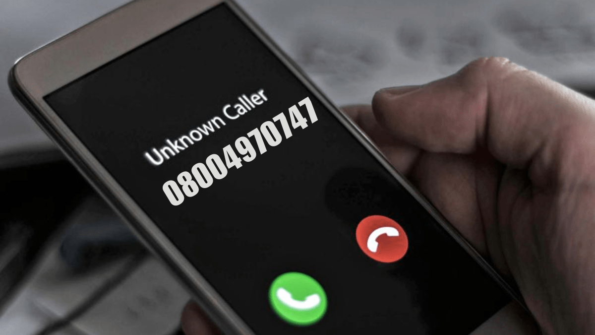 Who called me from 08004970747 Best thing to know