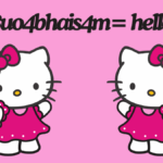 Pink:8uo4bhais4m= hello kitty the best character for kids