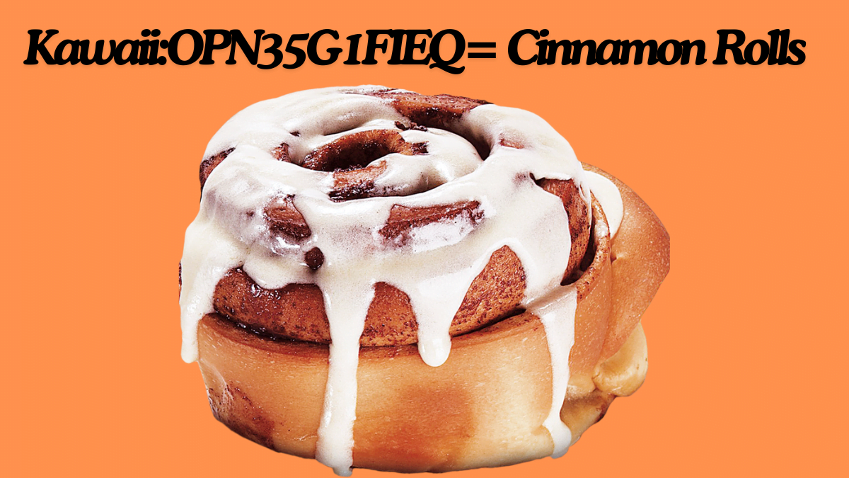 Discover the Adorable World of Kawaii:OPN35G1FIEQ= Cinnamon Rolls