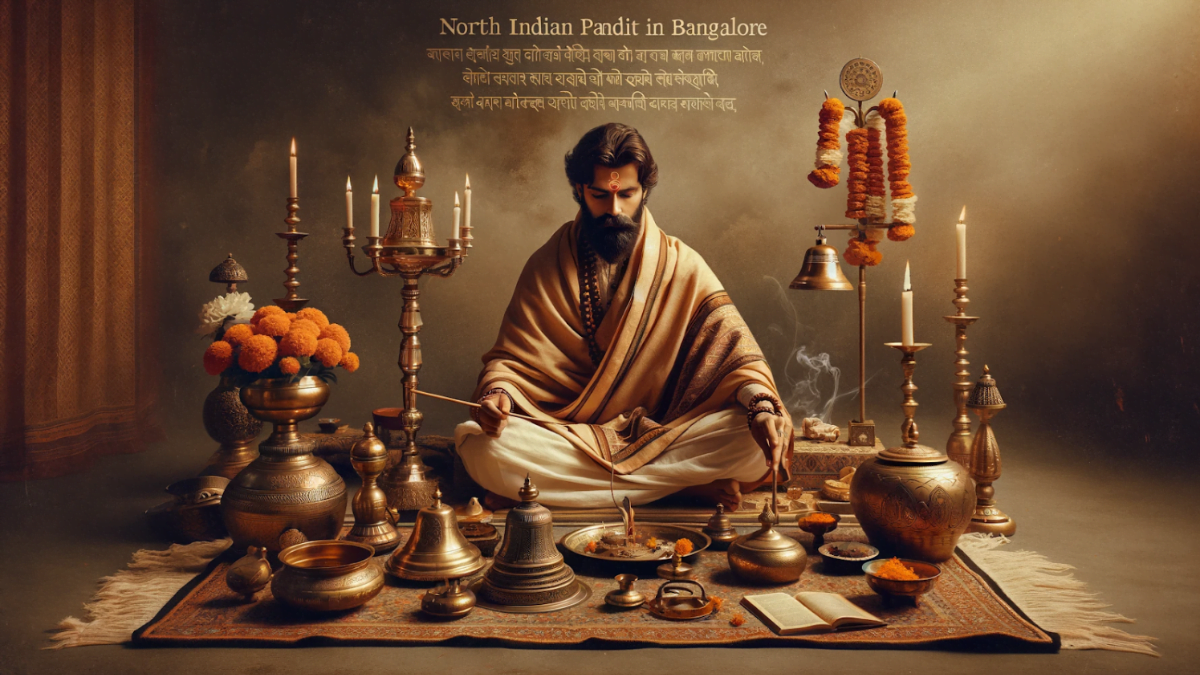 How do you book an authentic North Indian Pandit in Bangalore?