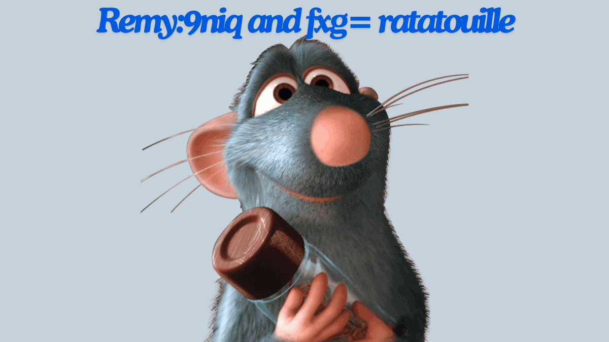 Behind the Scenes of Pixar's remy:9niq and fxg= ratatouille The Making of best Remy character