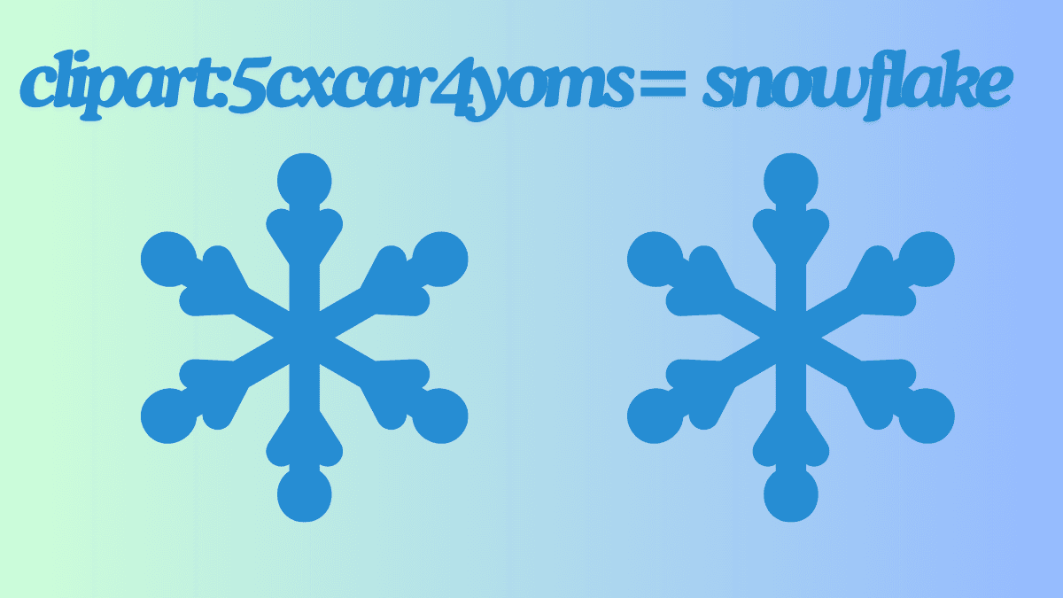 Exploring the Beauty of clipart:5cxcar4yoms= snowflake: A Designer’s Guide