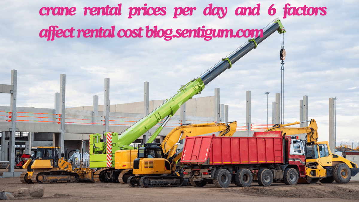 Crane rental prices per day and 6 factors affect rental cost blog.sentigum.com best guide